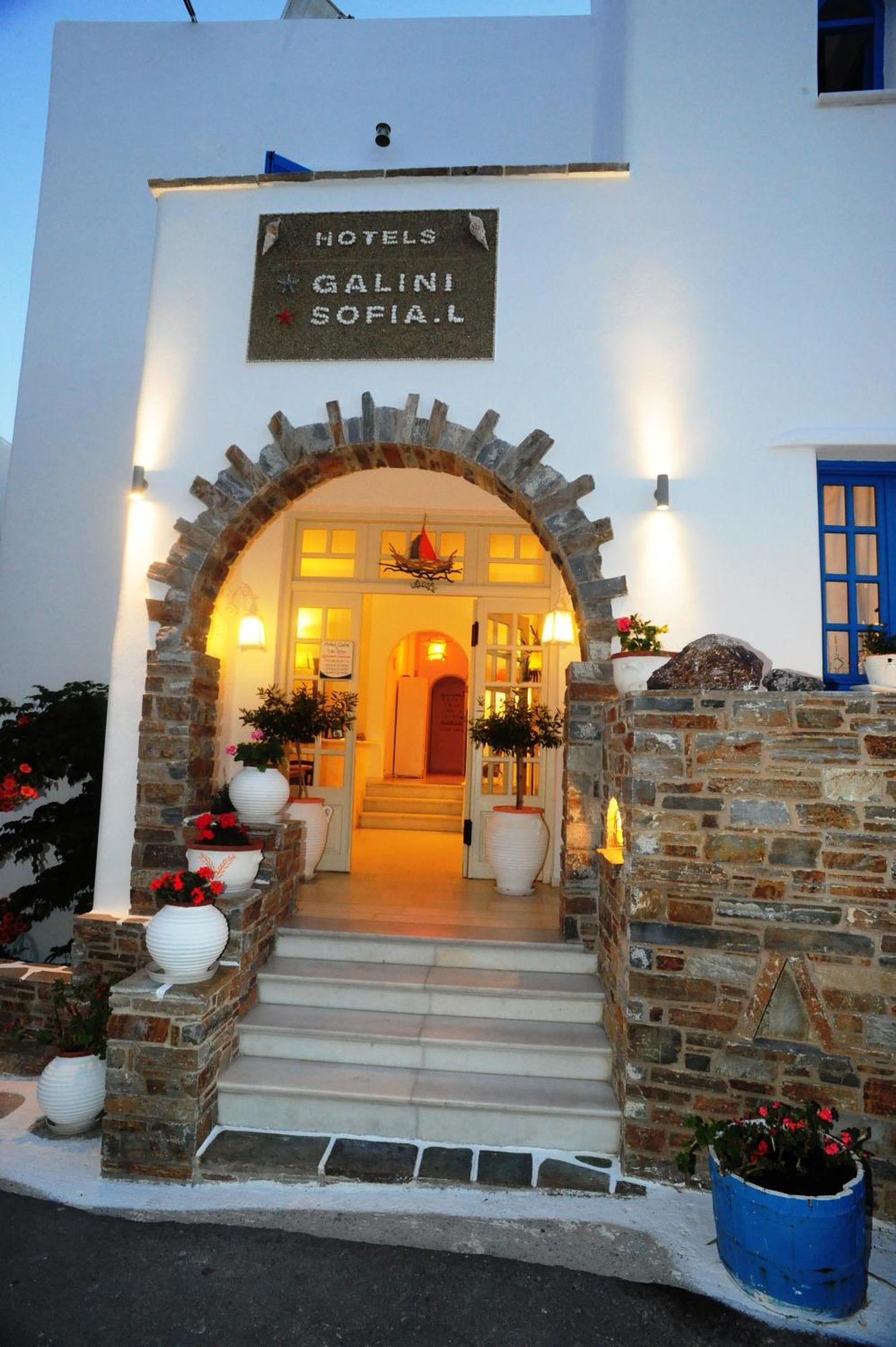 Galini Hotel Naxos City エクステリア 写真